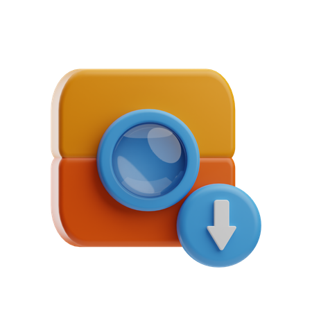 Bilddownload  3D Icon