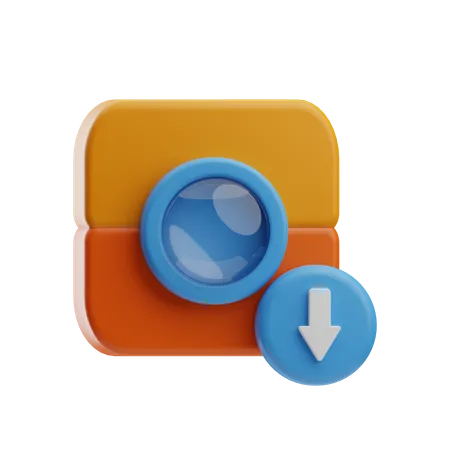 Bilddownload  3D Icon