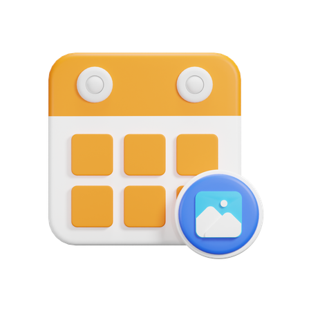 Bildkalender  3D Icon