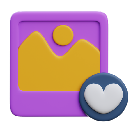 Bild Liebe  3D Icon