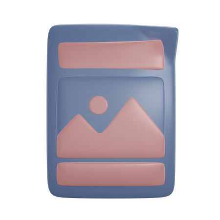 Bilderblatt  3D Icon