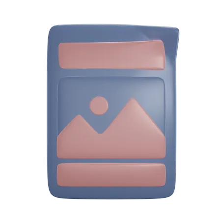 Bilderblatt  3D Icon