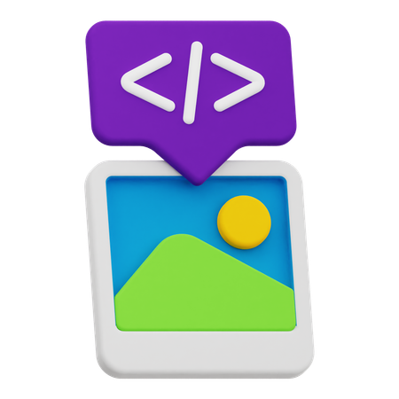 Bildcode  3D Icon