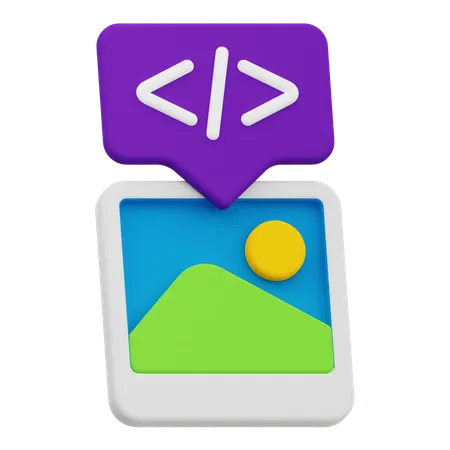 Bildcode  3D Icon