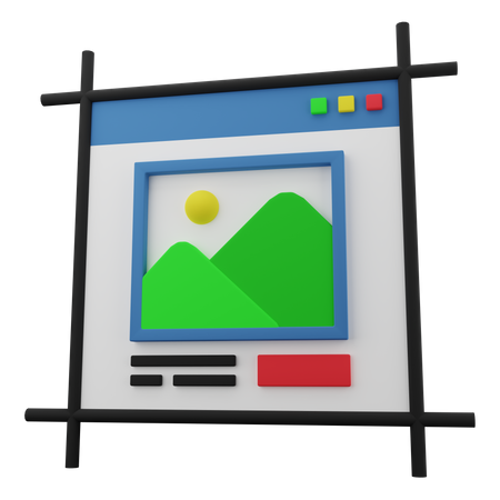 Bildcodierung  3D Icon