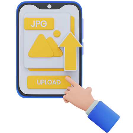 Bilddatei hochladen  3D Icon