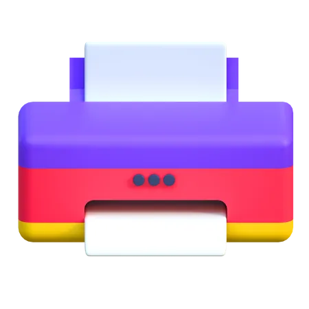 Bilddrucker  3D Icon