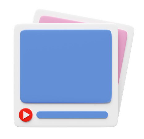 Bilderrahmen  3D Icon