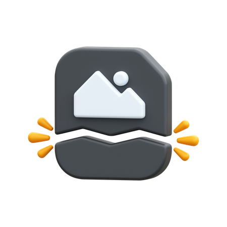 Bildfehler  3D Icon