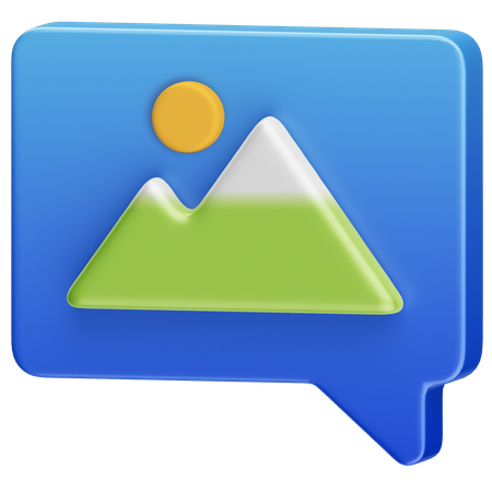 Bildnachricht  3D Icon