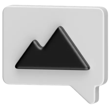 Bildnachricht  3D Icon