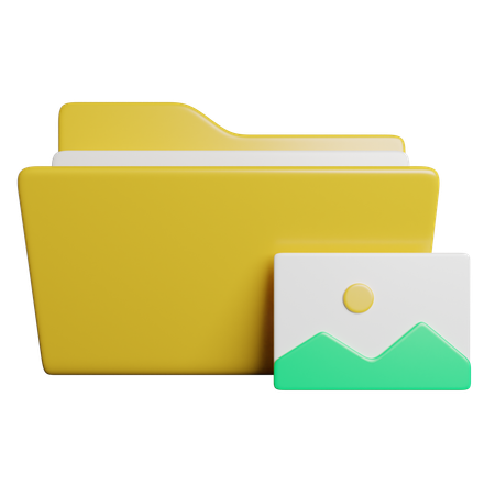 Bildordner  3D Icon