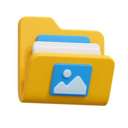 Bildordner  3D Icon