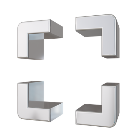 Bildschirm maximieren  3D Icon