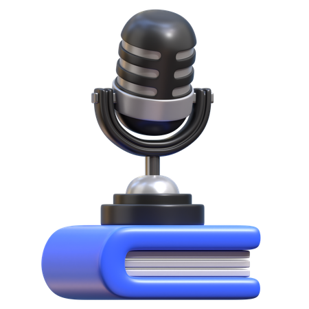 Bildungs-Podcast  3D Icon