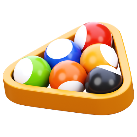Bilhar  3D Icon