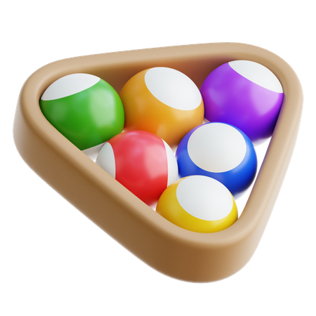 Bilhar  3D Icon