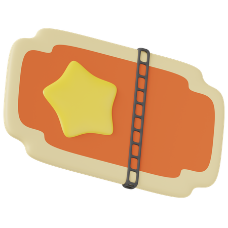 Bilhete  3D Icon