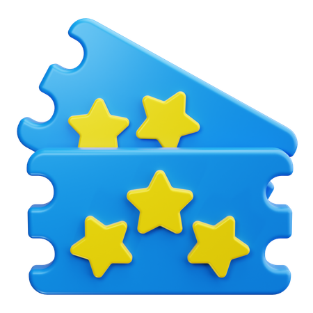 Bilhete  3D Icon