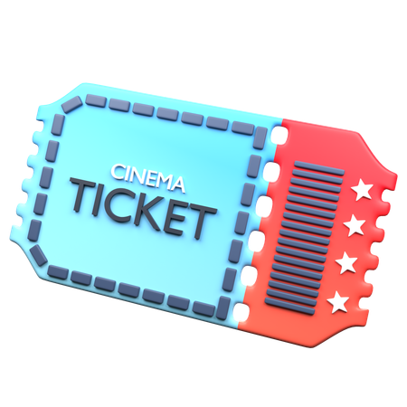 Ingresso de cinema  3D Icon