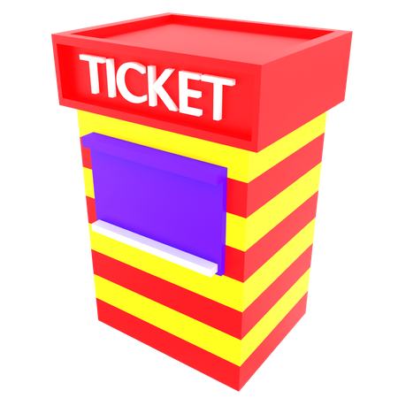 Bilhete de loteria  3D Icon