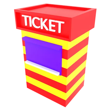 Bilhete de loteria  3D Icon