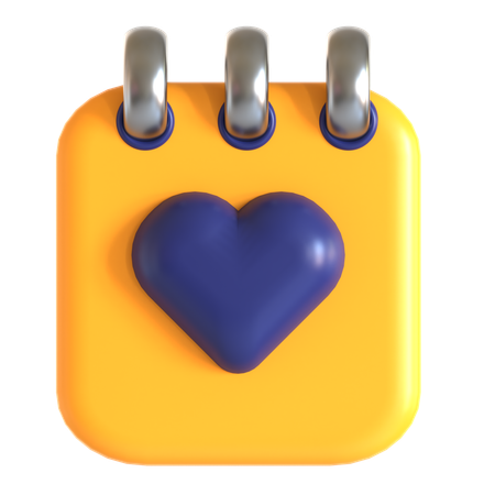 Notas de amor  3D Icon