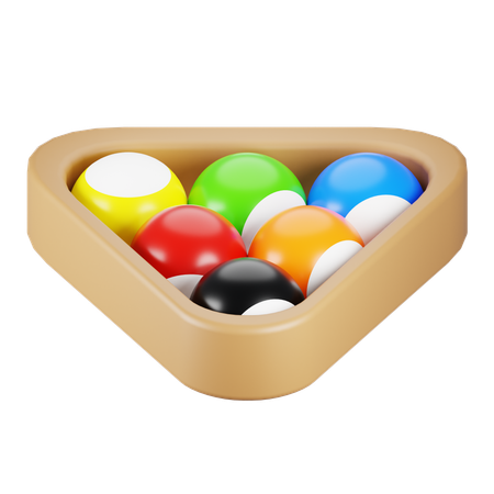 Biliard  3D Icon