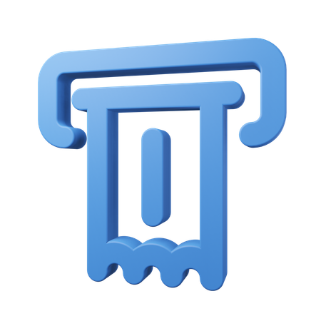 請求書  3D Icon