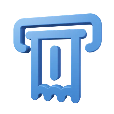 請求書  3D Icon