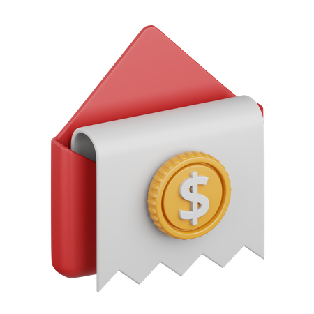 Bill  3D Icon