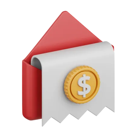 Bill  3D Icon