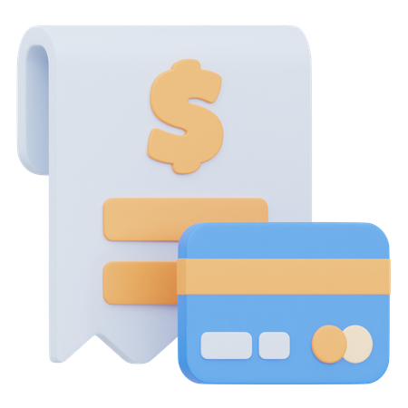 Bill  3D Icon