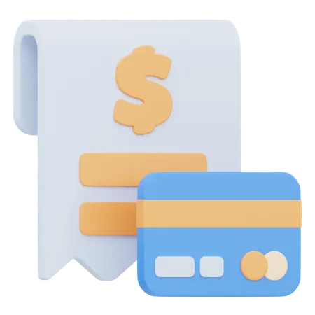Bill  3D Icon