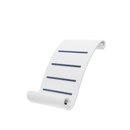 Bill  3D Icon