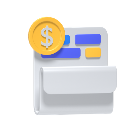 Bill  3D Icon
