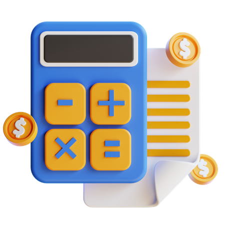 Bill  3D Icon