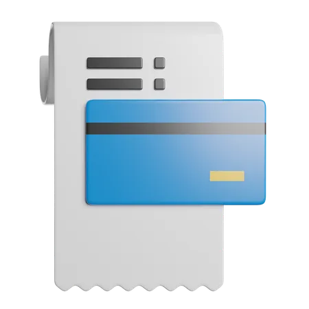 Bill invoice  3D Icon