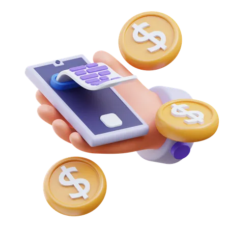 Bill Payment 3 D Icon 3D Icon