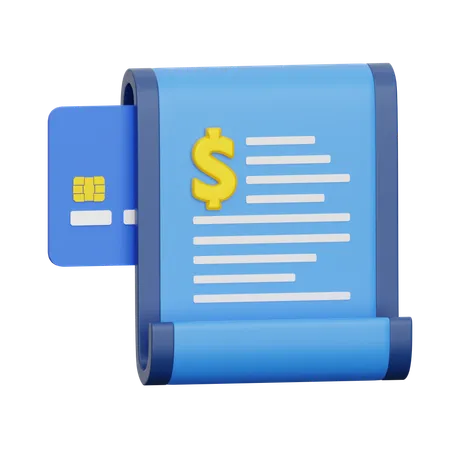 Bill payment  3D Icon