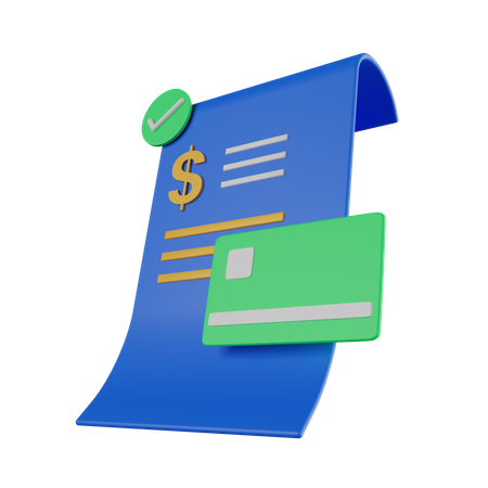 Bill Payment  3D Icon