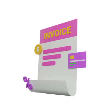 Bill Payment  3D Icon