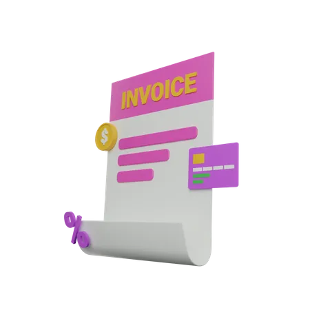 Bill Payment  3D Icon