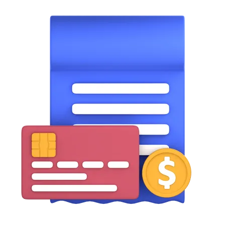 Bill Payment  3D Icon