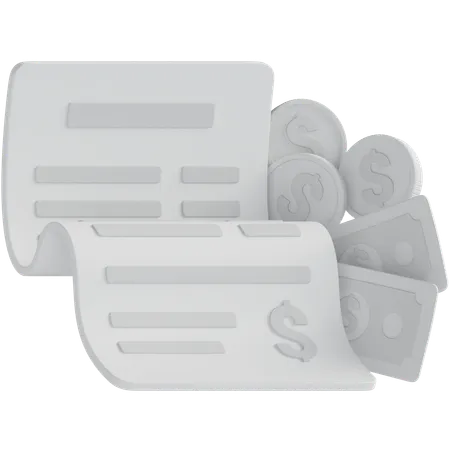 Bill Payment  3D Icon