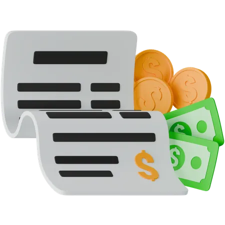 Bill Payment  3D Icon