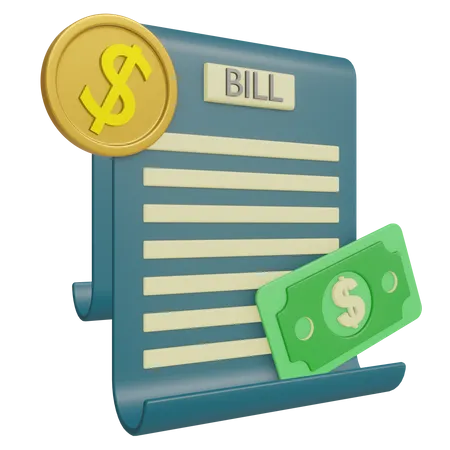 Bill Payment  3D Icon