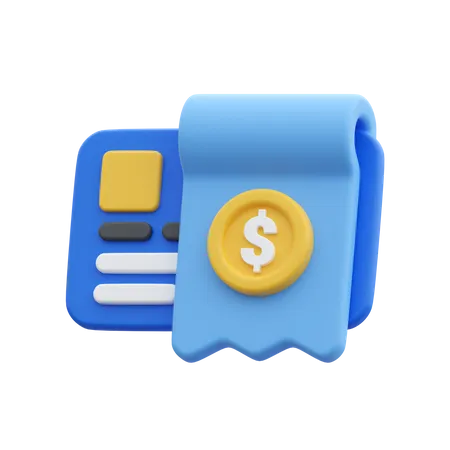 Bill Payment  3D Icon