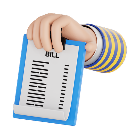 Bill Payment  3D Icon