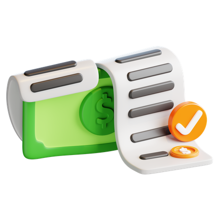 Bill Payment  3D Icon